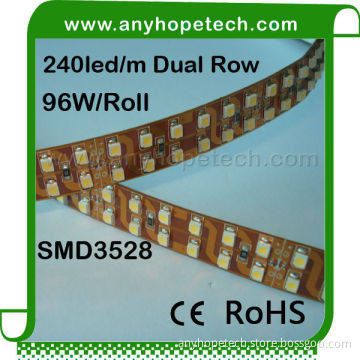 High luminous intensity 1200LEDs dual line promotional flexible led strip